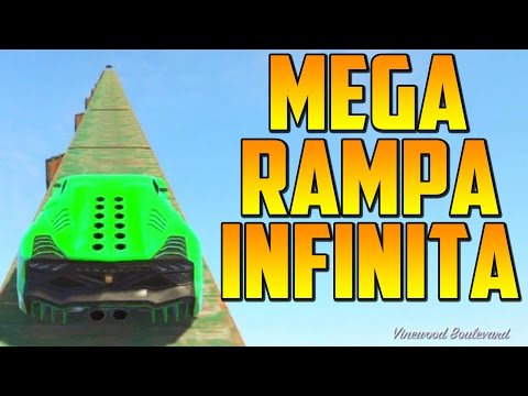 MEGA RAMPA INFINITA - Gameplay GTA 5 Online Funny Moments