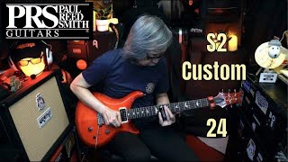 Video thumbnail for PRS S2 Custom 24  in Bonnie Pink Cherry Burst by Jon is just TOO LouD!!
