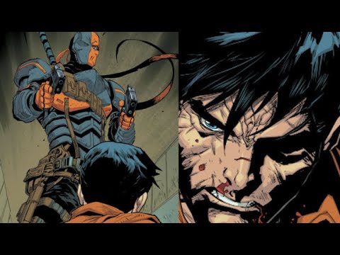 Deathstroke helps Jason Todd escape from Joker's year of torture