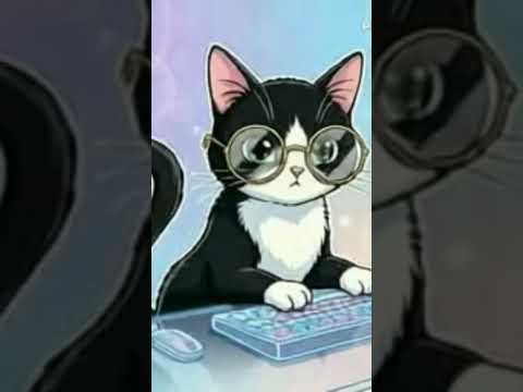 Cat is working #catshorts #cat