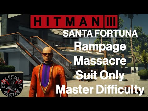 Hitman 3: Santa Fortuna - Three-Headed Serpent - Rampage Massacre - Master Difficulty