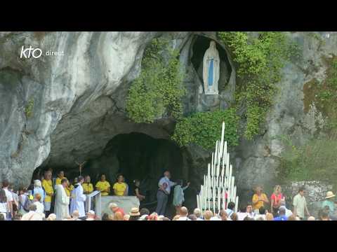 Chapelet du 25 août 2026 à Lourdes