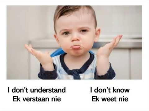 Afrikaans for Beginners: Common Afrikaans phrases to learn - Algemene Afrikaanse frases