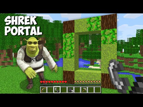 Never Dont BUILD this SHREK PORTAL in Minecraft ! Shrek Dimension !
