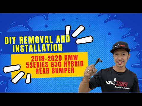 2018-2020 BMW 5 Series G30 Hybrid Rear Bumper Removal Install (Easy Steps to Follow) DIY - ReveMoto
