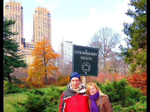Central Park New York. Evangelina Sfilio & Javier Santich in Manhattan