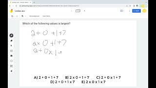 AMC 8 2017 Problem 1 Solution