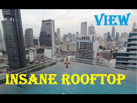 Insane View From Luxury Skyscraper Rooftop