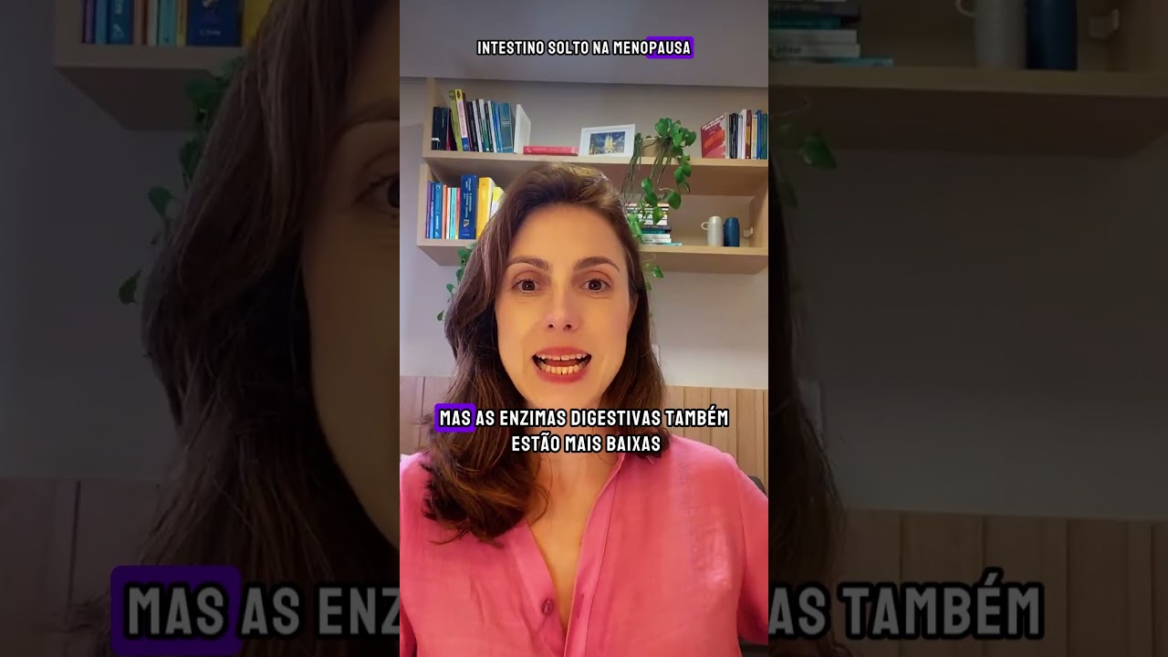 Você sabia que a MENOPAUSA pode afetar seu INTESTINO? 😱