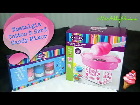 Nostalgia Cotton Candy/Hard Candy Maker + Review - MsAshleyReviews