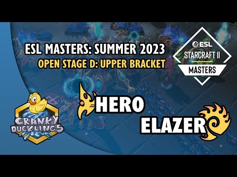 herO vs Elazer - PvZ | ESL Masters: Summer 2023 - Open Bracket D | #EPT StarCraft 2 Tournament