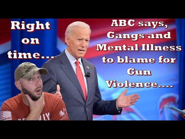 ABC says Gangs and Mental illness are the cause of Gun Violence?... Right on time for the Dems...