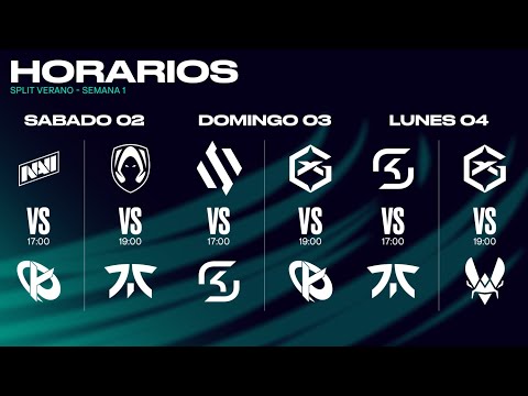 JORNADA 1 - LEC - VERANO 2025 - LEAGUE OF LEGENDS