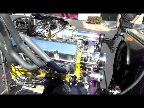 Supercharged 383ci Stroker Small Block Chevrolet with Holley Avenger EFI and Weiand