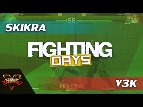 Skikra (Nash) vs V3K (Vega) - Fighting Days [ Area 12 ] #SFV