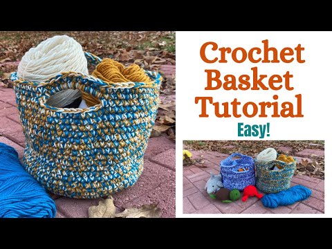 Crochet Basket Tutorial: Organize Your Home with Style