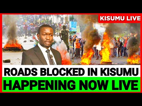 Weuh! Kimeumana! Current Situation in Kisumu, Boda Boda goons Block SIFUNA's Linda Mwananchi Rally