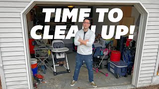 Just a dude cleaning his garage.