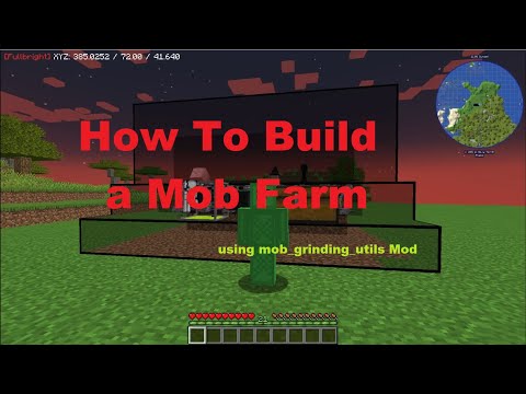How To Build A Mob Farm With Mob Grinding Utils (Outdated)
