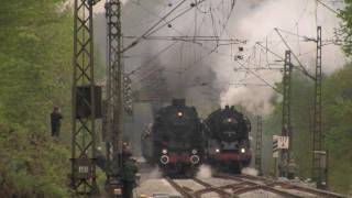 preview picture of video 'Dampfloktreffen Bebra 2010 Teil 1/2  / Steam-Train-Meeting Bebra 2010, part 1 of 2'