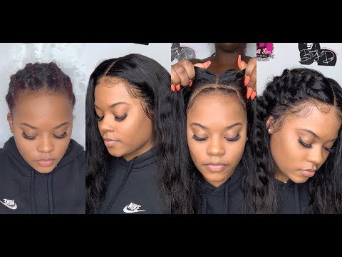 GLUELESS Transparent Lace Front Wig Install from Dola...