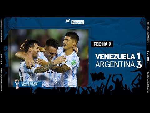 Venezuela vs Argentina [1-3]: RESUMEN y GOLES | FECHA 9 | CLASIFICATORIAS QATAR 2022