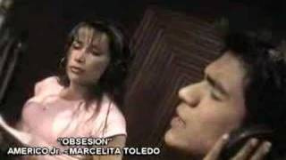 Video thumbnail of "Americo Jr. y Marcelita Toledo " OBSESION ""