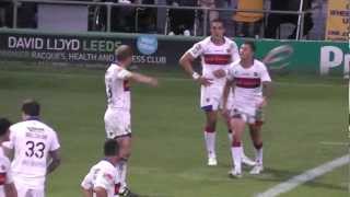 King Sinfield Kicks The Winning Points For Leeds Rhinos vs Wakefield Wildcats 18/06/2012 HD