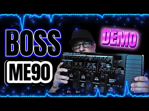 the boss me-90 full demo exploring the tones and features