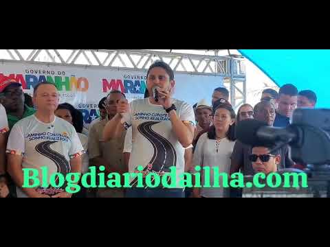 CAJAPIÓ (MA): Governador Brandão e o prefeito Rômulo Marques inauguram no município. POR LIMA K LIMA