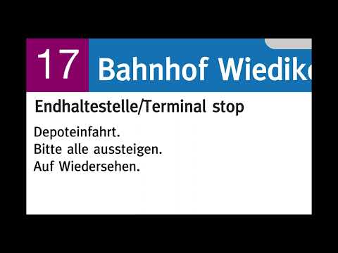 VBZ Ansage » Bahnhof Wiedikon – Depoteinfahrt | SLBahnen