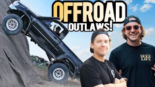 Camping beside a RACE TRACK