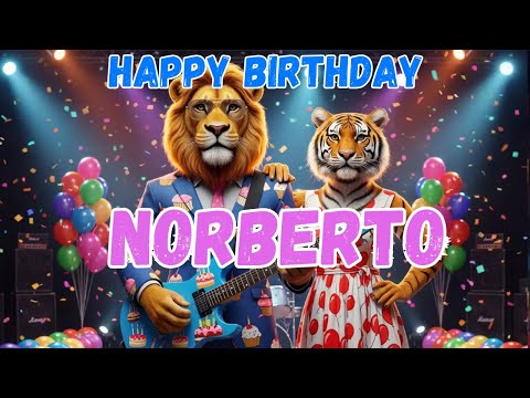 NORBERTO Happy Birthday Song - Happy Birthday to Norberto