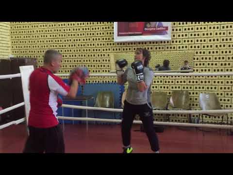 Boxing for 1 hour… and here I am at the end! 🥊