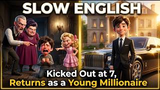 Kicked Out at 7, Returns as a Young Millionaire | Easy English Listening Practice (A1- A2)