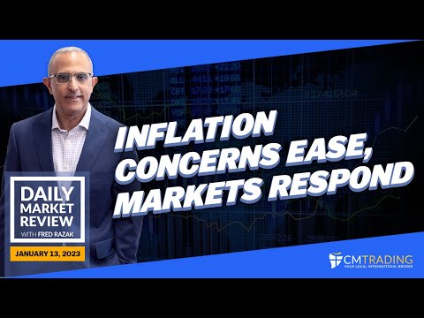 CMTrading Daily Market Review January 13th, 2023 - Inflation concerns ease, markets respond.