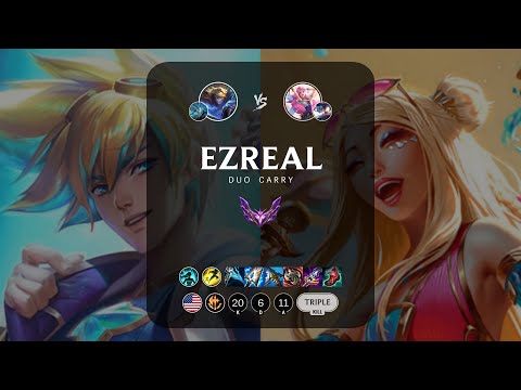 Ezreal ADC vs Seraphine - NA Master Patch 14.8