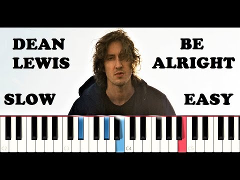 Dean Lewis - Be Alright (SLOW EASY PIANO TUTORIAL) Dean Lewis - Be Alright (SLOW EASY PIANO TUTORIAL)