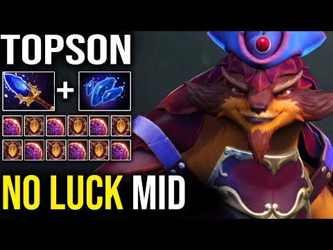 NO LUCK Excuse Pangolier Mid by OG.TOPSON Dota 2