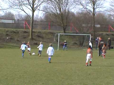Voetbalwedstrijd DWO F7 - DSO F11 dd 7-3-2009