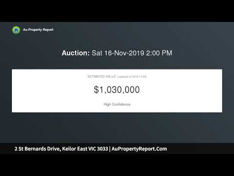 2 St Bernards Drive, Keilor East VIC 3033 | AuPropertyReport.Com