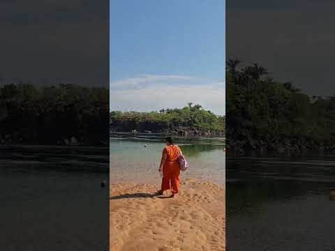 Araras em concerto na Praia do Paredão, Lajeado/TO, num sábado, de manhã.