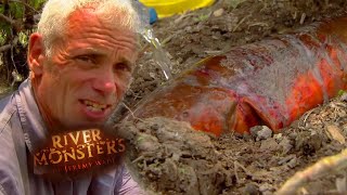Catching A Giant Electric Eel With Rubber Gloves | EEL | River Monsters