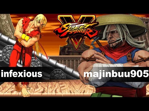SFV/SF5 AE infexious (Ken) vs majinbuu905 (Zeku) Ranked Match Set