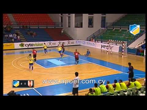 ΑΠΟΕΛ - KF Flamurtari Vlorë 9-1 (UEFA FUTSAL CUP 29/8/2014) HIGHLIGHTS