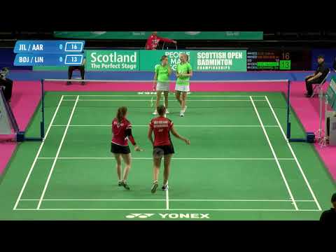 Women’s doubles | Jille/Van Der Aar (NED) v Bøje/Lundgaard (DEN) | Scottish Open 2018 - Day 1