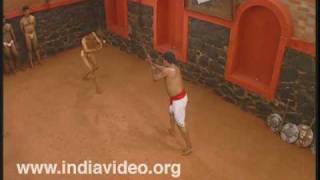 Use of stick in Kalaripayattu