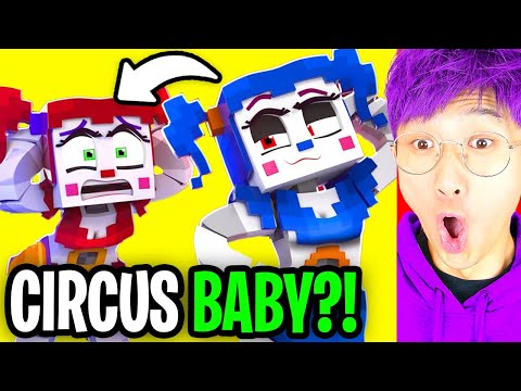 CIRCUS BABY'S TWIN SISTER ANIMATION!? (LANKYBOX REACTION!)