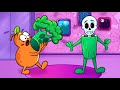 Fruits Transform Skeleton Into A Vegetable