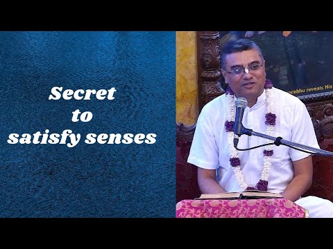 9th June. '23| H.G. Rasaparayan Prabhu | Secret to satisfy senses | ISKCON Chowpatty.